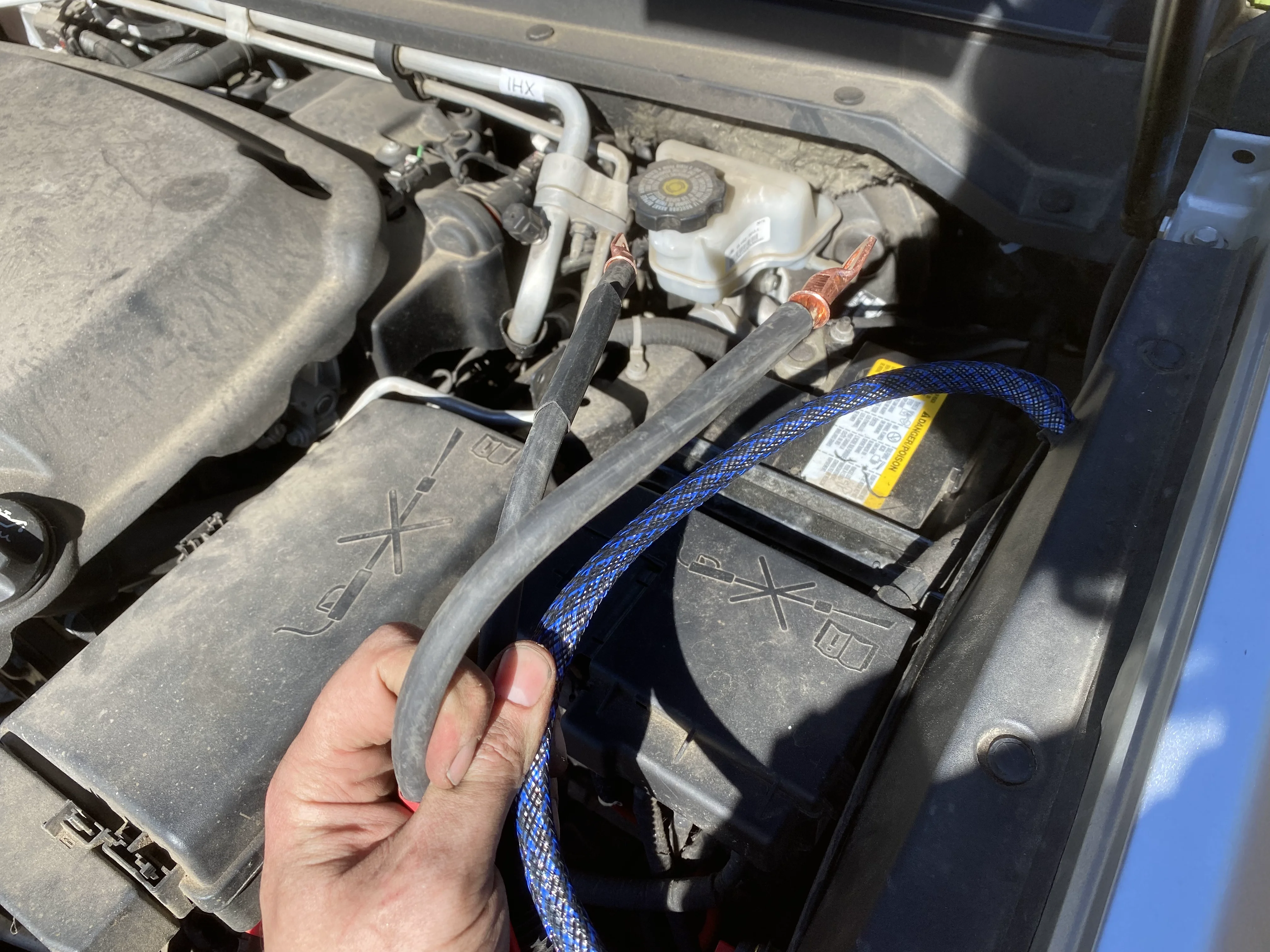 Sealed hole in truck bed with aluminum backer plate