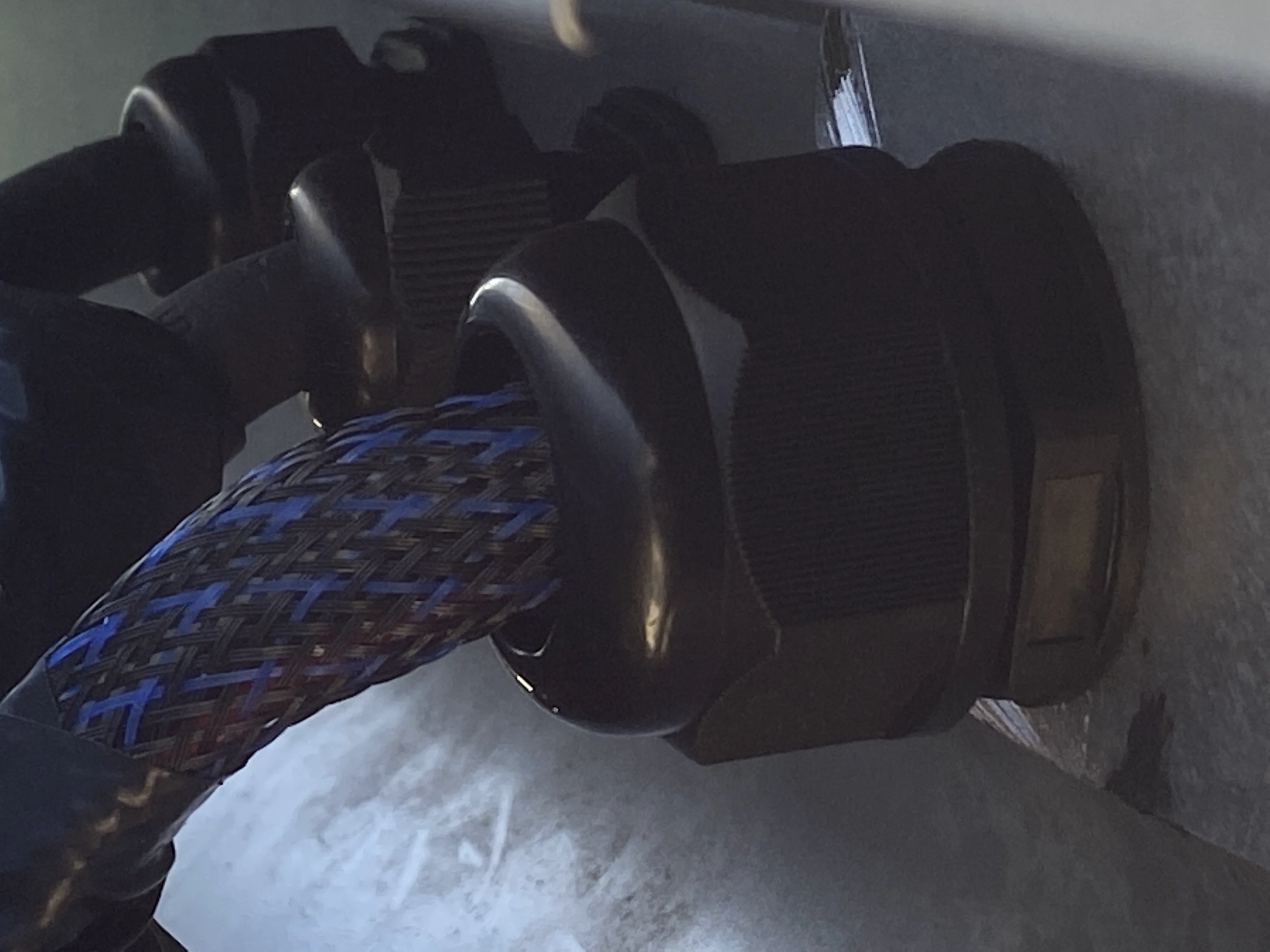 Truck bed shifted back to access bulkhead